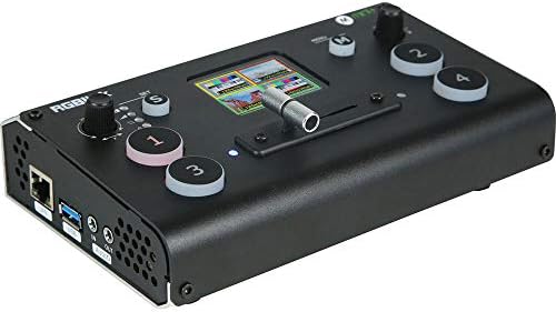 Rgblink vue hdmi/sdi/IP 1080p pacote de câmera PTZ Poe e zoom óptico 20x com mini-pro-pro-canal 4K Switcher de vídeo e caixa