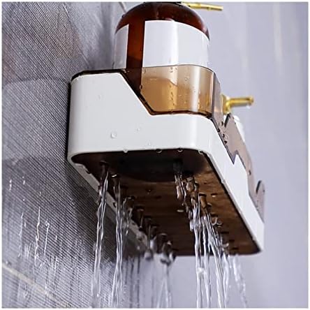 Jia um organizador de prateleira de banheiro wc shampoo titular prateleiras de chuveiro de montagem na parede de