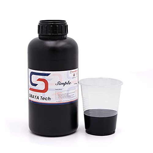 Siraya Tech Simples Water Water Lavagem 3D Resina super fácil de limpar e imprimir baixo odor 405nm A resina de cura
