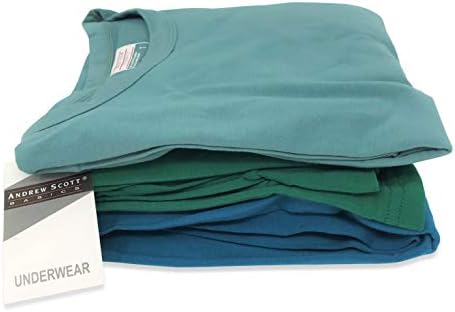 Meninos Long John Ultra -Soft Cotton Stretch Base Camada de roupas íntimas / 3 blusas de manga longa + 3 calças longas - Mix de 6 peças