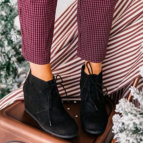 Mulheres Botas de caminhada largura largura Tassel Cowboys Botas de salto Coloques up up casual bohemian elástico booties