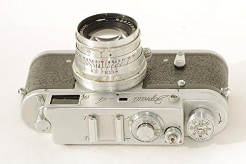 Câmera Zorki-4 Câmera de filme URSS vintage com lente Júpiter-8 2/50 Silver