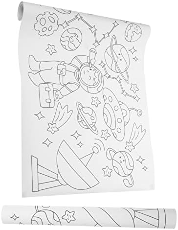 Favomoto 10 Rolls Graffiti Cavalé de papel de rolo de rolo de papel para crianças Painting Paper para crianças Desenho