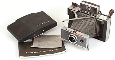 100 câmera terrestre instantânea com cinta e manual - prop/exibição