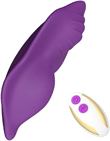 Vibrador do clitóris com controle remoto, clitóris de estimulação de vibradores sem fio de calcinha vestível e Vigane, recarregável,