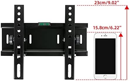 Tbiiexfl universal 25kg de inclinação ajustável TV suporte de parede de parede Painel plana TV Support 15 ° Tilt para 14-32 polegadas