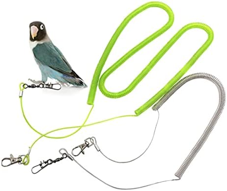IPETBOOM 3pcs para treinamento Agapornis Bird Flying Parrot Blue Kit Anti-bite Rope Fischeri