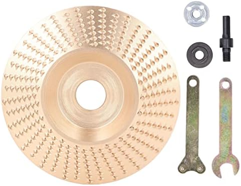 Greante de ângulo de Cyrank Attchments Wood Shaping Disc Rutting Wheel, Retinging Shaping Disc Tungsten Carbone