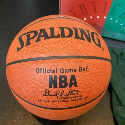Yao Ming assinou Spalding Official NBA Basketball UDA Upper Deck Coa & Box - Basquete autografado