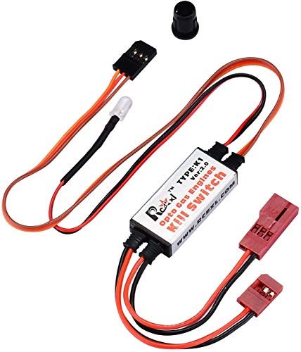 DLO DLO MOTOR KILL SWITCH, mais recente RC opto Kill Switch Compatível com Futaba plug dla dle da ignição corte- Segurança Tecnologia de montagem de superfície