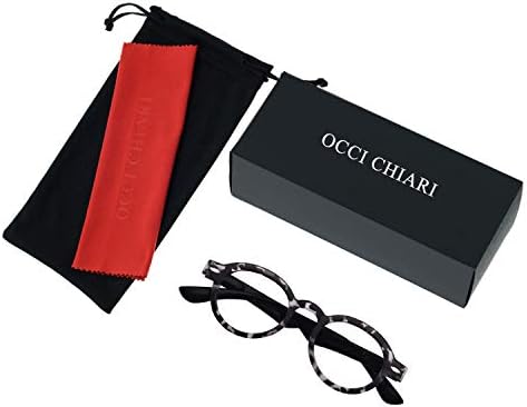 Occi Chiari Reading óculos mulheres Leitores redondos de qualidade unissex-adulto 1.0 1.25 1,75 2,0 2,25 2,5 2,75 3,0 3.5