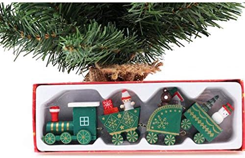 Decorações de trem Crianças de Natal pequenas pequenas decoração de jardim de infância de Natal árvores de Natal com luzes