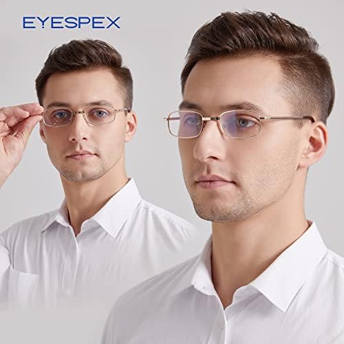 Eyespex 2 embalagem de óculos de leitura dobrável, leitores dobráveis ​​compactos para homens, mulheres, copos de computador dobráveis