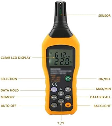 Termômetro da sala JAHH - Termômetro - Termo -higrômetro digital Temperatura de precisão e instrumento de medição de umidade