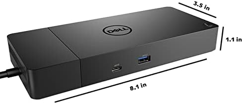 Dell WD19S Poodking Station com adaptador de energia de 130W e entrega de energia 90W -USB Tipo -C, HDMI, DisplayPort -Boomph da solução abrangente de desempenho de desempenho para o seu espaço de trabalho