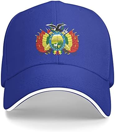 Escudo de Bolivia Sports Cap Hat for Men Women Black