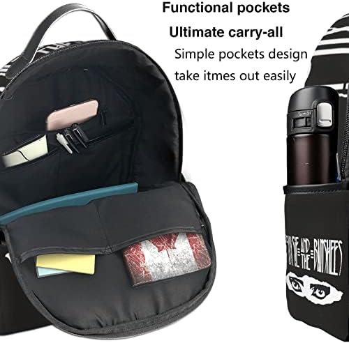 Vvedik Siouxsie e os Banshees Travel Backpack Backpack Multifuncional Bolsa de Moda Big Capacidade Sacos de Trabalhadores para