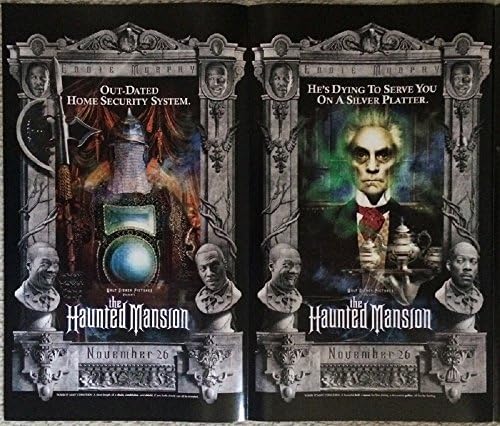 The Haunted Mansion 2003 D/S Filme Poster 12.5x21