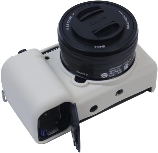 Caixa de câmera em gel de silicone minico para Sony ZV-E10 preto