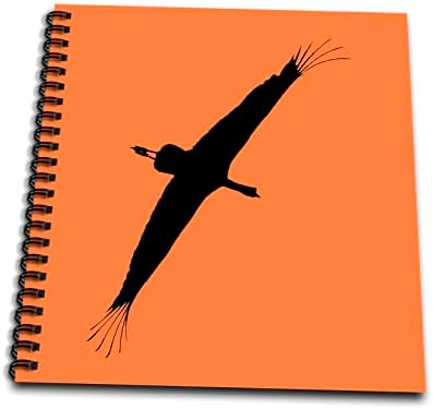 3drose stork vector bird vôo silhueta preta - livros de desenho