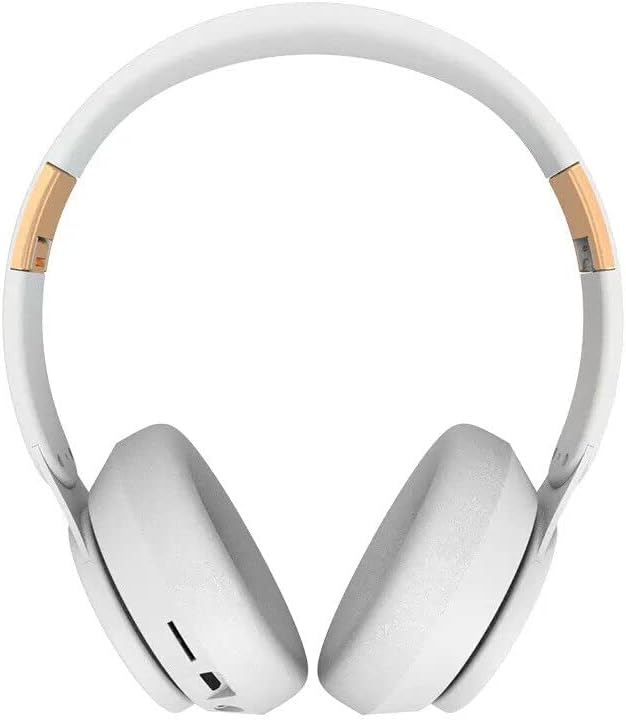 Fones de ouvido sem fio Bluetooth 5.0 para ULEFONE Power Armour 14 sem fio Over Ear Bluetooth Folding Headphones Hi -Fi Bass dinâmico dinâmico, fone de ouvido macio com microfone - branco