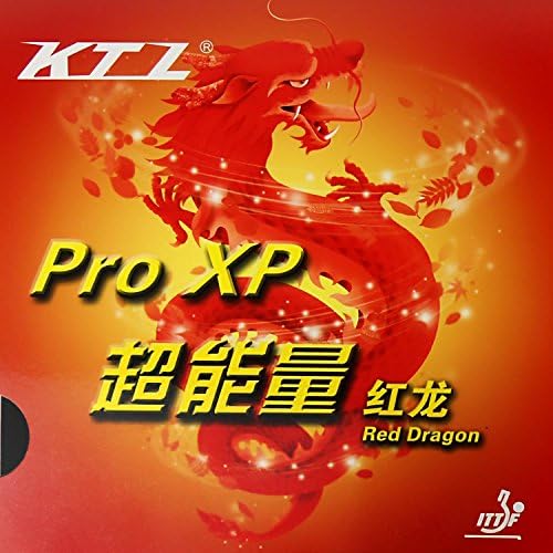 KTL Pro XP Red Dragon Pips em tênis de tênis de tênis de borracha