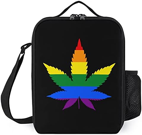 LGBT maconha maconha orgulho de isolamento portátil lanchone da bolsa de bolsa Bolsa de contêiner de alimentos para trabalho piquenique