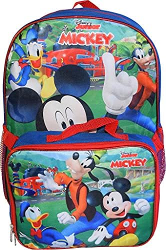Mickey Mouse de 16 mochila com lancheira destacável