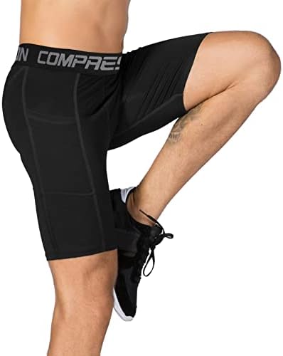 Holure Men's Performance Compression Shorts Athletic Running Underwear