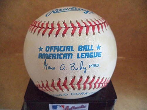 Mike Bordick Baltimore Orioles assinou autografado a.l. beisebol com coa