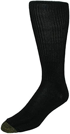 Gold Toe Fluffies Crew Socks 3-Pack, Tamanho único, preto