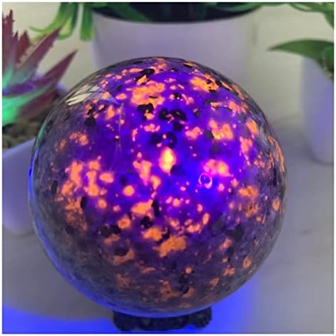 Pedra natural Yoooperlite Crystal Sphere Ball poderoso chakra energia wicca e pedras curando a bruxaria espiritual bola bola