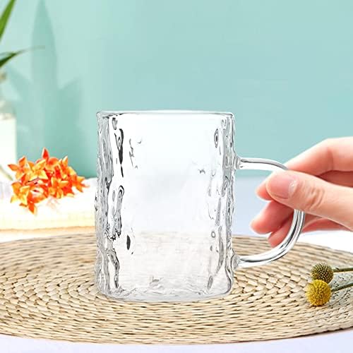 Bestonzon bebendo copos de coquetel drinkware vidro caneca de vidro com esteriolas copos de vidro com cristal caneca de café transparente