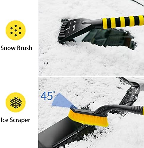 Escova de neve do carro Hodashi, raspador de gelo, remoção de neve para carros, caminhões, SUVs