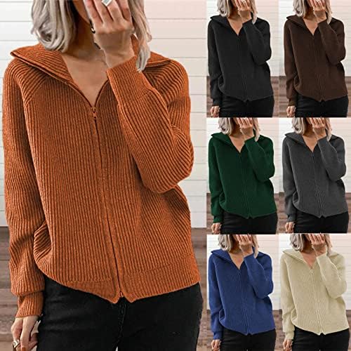 Camisolas para mulheres de suéter comprido Cardigan Sweater Top Top Casual Cardigan Sweater Top Jacket Sweatters para 2022