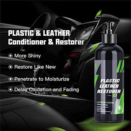 Shinex Leather e Restaurador de plástico, restaurador de plástico Shinex, restaurador de couro de plástico, peças de plástico restaurador de carros de agente reformado, limpador de couro para interior do carro