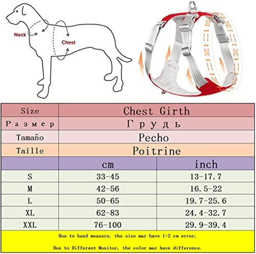 Colete genérico de cachorro, colete, colarinho de cães sem tensão, adequado para suprimentos para animais de estimação para cães médios e grandes