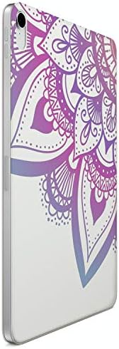 Lex Altern iPad Case Pro 11 polegadas 12.9 Capa magnética 2019 2018 geração 3d Apple Proteção Hard Shell Folio Trifold Smart Alow Sleep Pattern Padrão de lápis indiano Mandala Girl Purple Boho Print Stand