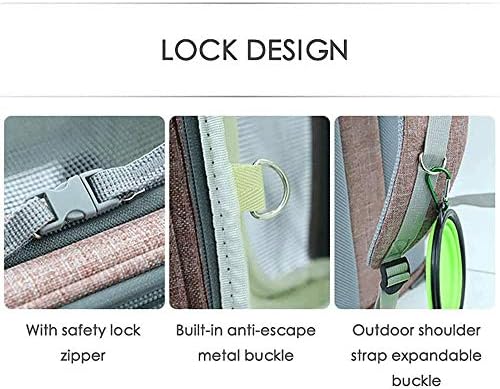 N/A Backpack portátil de viagem de estimação de animais de estimação, design de espuma da cápsula espacial e mochila