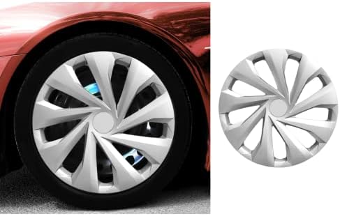 Snap de 14 polegadas no Hubcaps compatíveis com Kia Soul - Conjunto de 4 aros cobre a borda para rodas de 14 polegadas