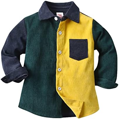 Juniors Boys tops para meninos de meninos compridos camisa de inverno tampas de casaco fora de roupas para babys roupas coloridas