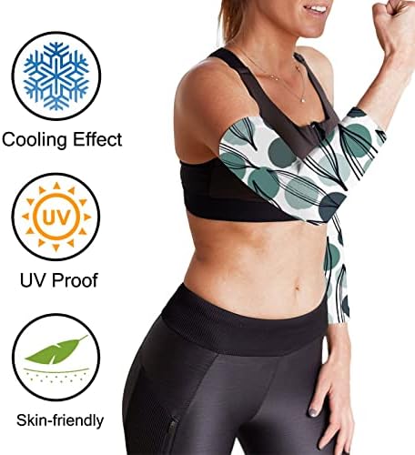 Mulheres UV Sun Protection Arm Mangas, mangas de resfriamento Escudo de capa de braço para homens ciclismo de caminhadas correndo