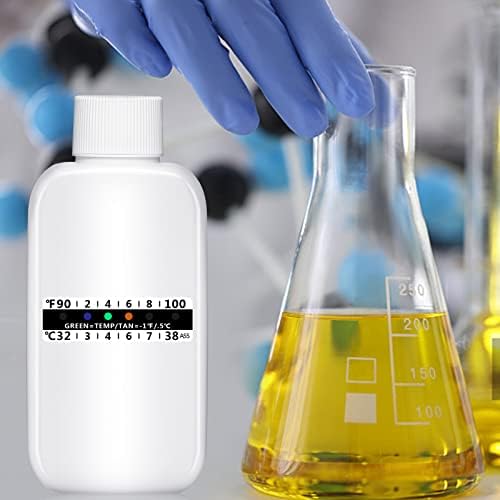 13 PCS Kit completo de teste de urina, 3,38 onças/100 ml de garrafas vazias com 10 papéis de teste, 1 rolo de bandagem de