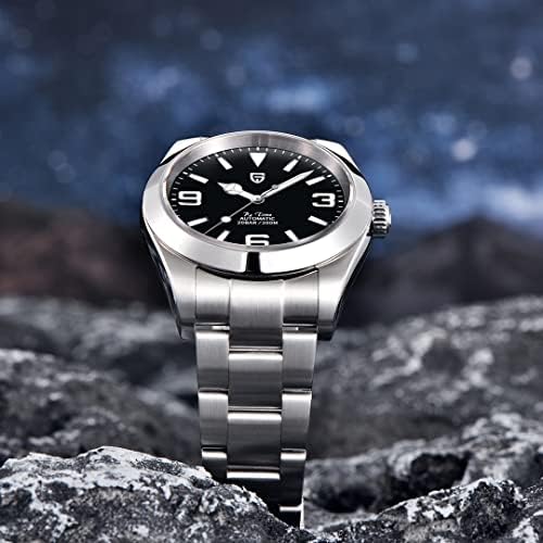 Pagani Design Watches for Men Automatic Diver Watch Sapphire Glass Aço inoxidável 40 mm Relógio de pulso à prova d'água