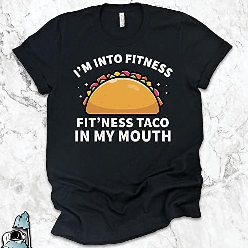 Camisa de fitness taco, eu estou em fitness fit'ness na minha boca camisa cinco de mayo presente mexicano festas de festa