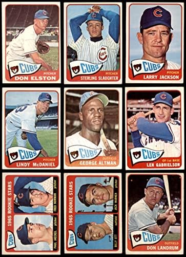1965 Topps Chicago Cubs Team Set Chicago Cubs VG+ Cubs