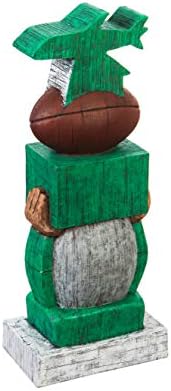 Team Sports America New York Jets Vintage NFL Tiki Totem estátua