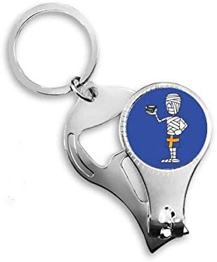 Jogador de futebol sueco desenho animado mamãe benging benging de garrafa de cadeia de chaves de chave