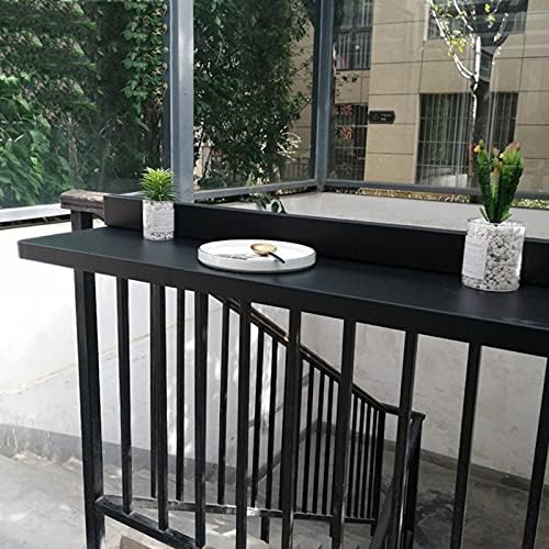 Railings de varanda yzjj pendurado mesa de jantar de mesa dobrável mesa de lazer, não fácil de enferrujar, pode ser colocada ao ar livre por um longo tempo, a altura da posição porosa é ajustável