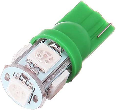 CCIYU 194 BULS LED EXTREMAM BRILHAS T10 5-5050-SMD Lâmpada de lâmpada de lâmpada leve Lâmpada Lâmpada T10 168 2825 W5W pacote verde de 5